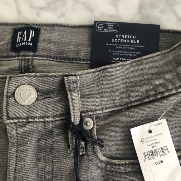 NWT GAP Skinny Jeans Size 25 - Picture 2 of 4